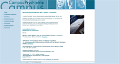 Desktop Screenshot of campus-psychiatrie.de